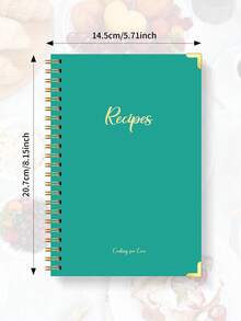 1 件每周膳食计划表，+2 张定制贴纸，简单的每周和每日膳食准备计划笔记本，带有转换和索引，健康饮食和减肥追踪，工作和家庭，返校用品 - 彩色 - 查看 6