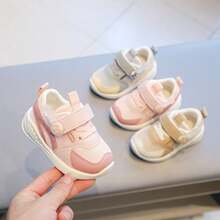 Zapatos para bebés y niños pequeños, suelas suaves para primavera y otoño para niños y niñas, zapatos deportivos antideslizantes para niños, zapatos de malla para bebés,Se puede combinar con disfraz navidad - Rosa - Ver 7
