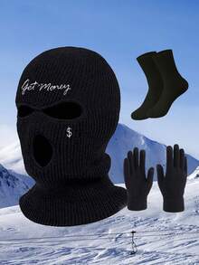 1件黑色+1雙黑手套+一雙黑色襪子