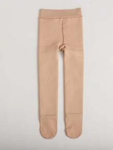 3 件/包 女童/幼儿经典简约休闲保暖内衬厚保暖紧身裤，亲肤柔软时尚百搭打底裤，适合秋冬日常穿着或节日礼物 - 彩色 - 查看 16