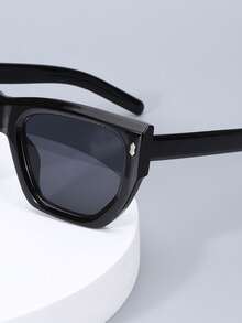 1 Cặp Kính thời trang thường ngày gọng dày Unisex, thích hợp cho du lịch, chụp ảnh cá nhân, chỉnh sửa ảnh - Nhiều màu - Xem 5