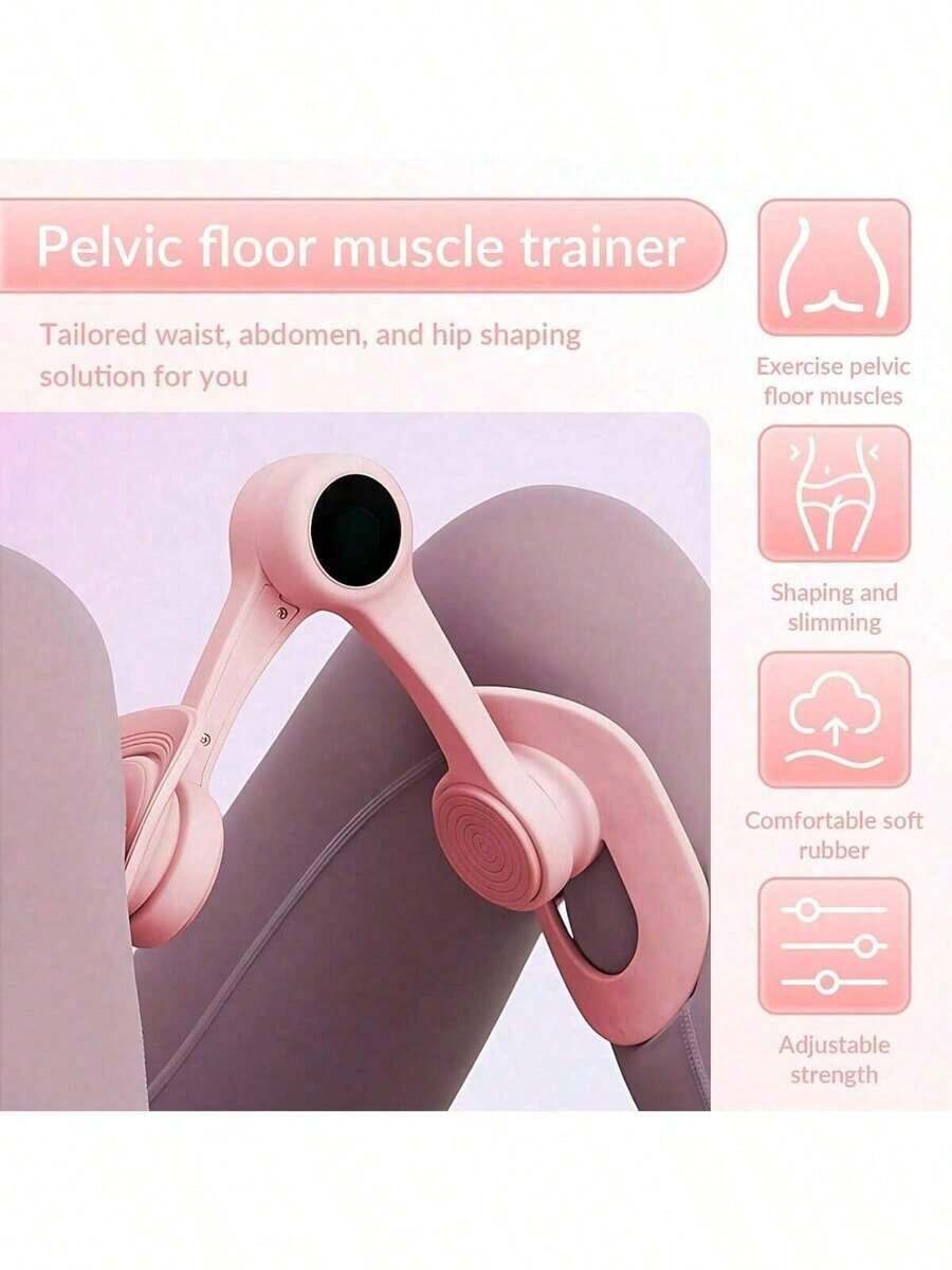 Thigh Master, dispositivo de ejercicio mejorado para fortalecer el piso pélvico, entrenador de glúteos para mujeres, reductor de muslos, equipo de ejercicio para los músculos internos de los muslos para usar en casa. - Rosa - Ver 1