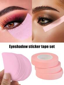 110pcs-Eyeshadow Adhesive Tape Sticker Set, Eye Shadow Eyeliner Auxiliary Tool, Eye Shadow Protection Sticker, Eye Shadow Template, Eyeliner Sticker, Breathable Eye Makeup Tool.66/33/30/3/1pc