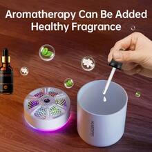 Car Portable Mini Aromatherapy Humidifier - 7-Color LED Cool Mist Diffuser For Car/Home/Office With USB Power Supply To Create A Romantic Atmosphere