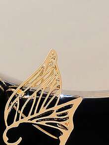 一对蝴蝶仙子耳环，可定制设计，金属吊坠，甜美、别致、性感复古风格，万圣节完美之选 - 彩色 - 查看 11