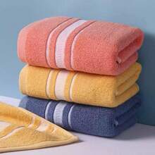 Toallas de baño medianas de 90x170cm súper absorbente color al azar juego de toallas suaves algodón higiene personal secado rápido hogar contemporáneo confort durabilidad - Multicolor - Ver 2