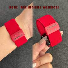 透气尼龙磁扣编织表带，适用于 10 9 8 7 6 5 4 3 SE Ultra 系列，38/40/41/42/44/45/46/49 毫米，舒适的创意运动表带，适合日常佩戴