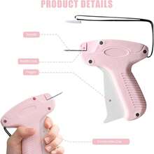 Fine Stitch Gun For Clothes Micro Mini Stitch Tagging Gun For Clothing With 6 Needles 1000 Fasteners Garment Repair Sewing Tool Quick Fixing Kit For Clothes Quilt Tacks Edge Wrapping Machine Mini Tag Gun Good Stitch Stuff Staple Gun Good Sewing Fools Gun Accessories Sewing Supplies Stitch Stuff