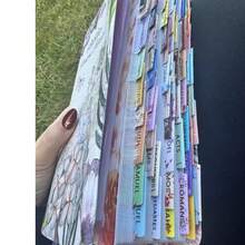 Bible Tabs Pastel Bloom - Soul Nourishing Book Summaries - 66 Peel-And-Stick Laminated Bible Tabs Large Print,Books Of The Bible Tabs For Women Study Bible, Bible Book Tabs,School Supplies,Back To School