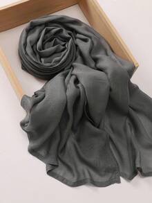 1pc Women's Soft Asymmetrical Digital Printed Pattern Modal Hijab Scarf For Dress - Multicolor - View 22