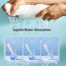 3-Pack Compressed Bath Towels – Super Absorbent & Travel-Friendly – 55.1"X27.5" – For Camping & Spa