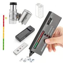 Professional Diamond Tester - Portable Electronic Diamond Tester Tool, High Precision Jewelry Diamond Tester For Precious Gems & Stones With 45x LED Magnifier - Black - View 11