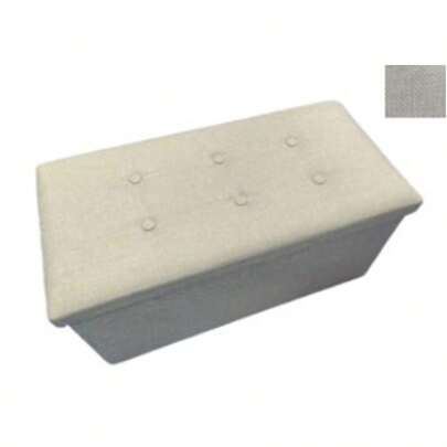 1 taburete plegable con almacenaje, reposapiés cúbico, baúl para juguetes, mesa de centro, asiento acolchado, reposapiés suave y cómodo, capacidad máxima de 100 kg - varios colores, 38 x 38 x 38 cm / 38 x 38 x 76 cm - 110 l. Taburete extragrande con almacenaje para dormitorios y recibidores, baúl multifuncional que ahorra espacio con compartimento, reposapiés y asiento acolchado.