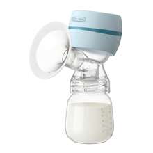 Electric Silent Breast Pump Massager Rechargeable Portable Baby Breastfeeding Collector