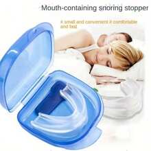 1 pièce Protège-dents de sport, dispositif anti-ronflement, plateau dentaire en silicone, protège-dents, Taekwondo Sanda, équipement de protection pour la boxe - Bleu azur - Voir 1