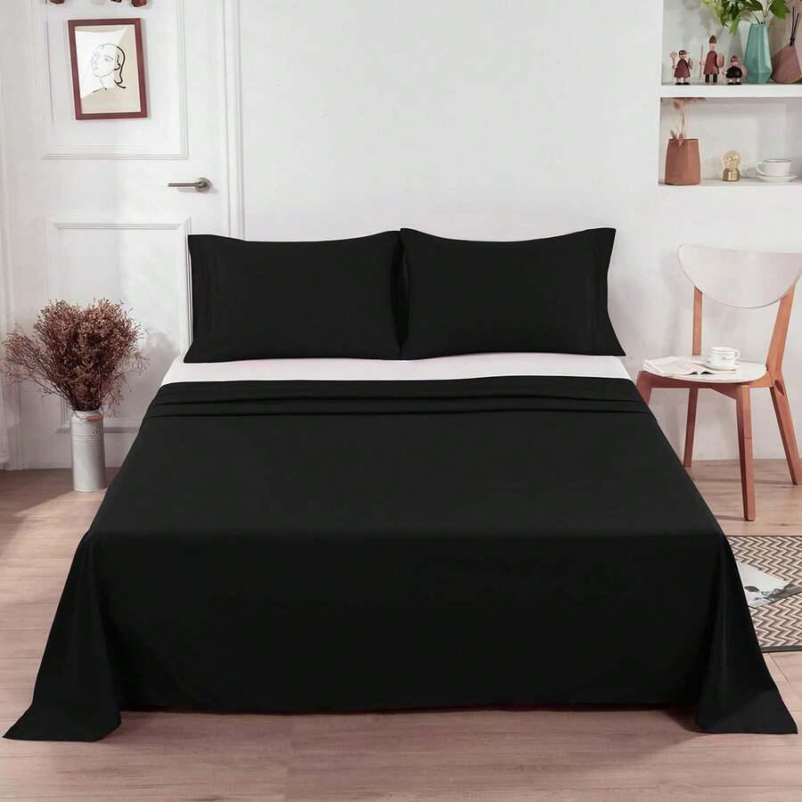 Flat Sheets - الأسود - مشاهدة 1