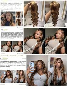 Uveous 40 Inches 250% Density Lace Front Wig Human Hair Body Wave 5x5 Closure Glueless Wigs Transparent Swiss Lace 200% Density 13x4 Lace Front Wigs Human Hair Pre Plucked With Baby Hair For Women Natural Black - S4/27 - 查看 3