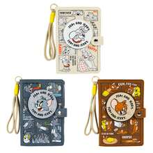 TOM AND JERRY. 1 件汤姆和杰瑞粘性毡笔记本，汤姆猫、杰瑞鼠、斯派克狗可爱毡笔记本，活页笔记本经典动画人物封面笔记本，优雅的工艺品新奇小册子生日礼物、节日礼物、派对礼物、圣诞礼物，适合送给粉丝、家人、朋友、办公室成年人、学生返校[官方授权]