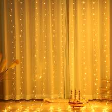 LED Garland Curtain Lights, 8 Modes, USB Powered With Remote Control, Fairy String Lights, Suitable For Wedding, Christmas And Holiday Home Decor - Multicolor - View 15