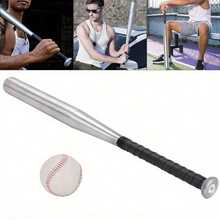 Shoze 28'' Heavy Metal Baseball Rounder Softball Bat Silver Pole Stick Stainless - Variant1 - View 2