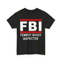 2025 New Summer Top Graphic Tees  Femboy Bussy Inspector T-Shirt  - Femboy Bussy Inspector Shirt   Femboy Bussy Inspector Tee  Funny  Outfitgraphic Tees Men Shirts Streetwear White Shirt Black Shirt - 黑色 - 查看 1