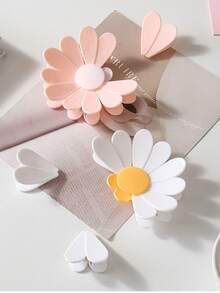 1pc Snack Sealing Clip, Personalized Daisy Petal Creative Design. 3D Magnetic Sealing Clip, Refrigerator Sticker, Food Bag Clip. - Multicolor - View 9