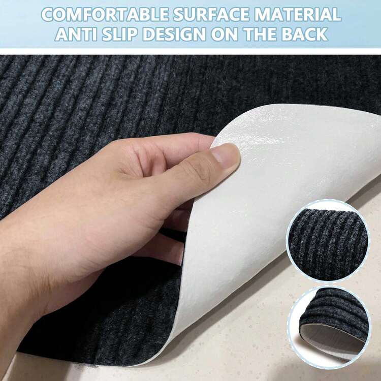 Low-Profile Indoor Entrance Mat, Non-Slip Rubber Bottom, Washable Absorbent Indoor Doormat, Entryway Rug, Front Door Mat, Welcome Mat, Indoor/Outdoor Entrance Doormat, Patio, Porch Floor Mat, Non-Slip Entrance Mat, Indoor/Outdoor Universal Doormat - Multicolor - View 7