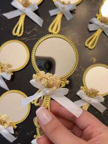 2/10 件最新金钻戒指图案礼盒装饰 - 优雅的桌面装饰，非常适合婚礼、感恩节、生日派对、厨房和其他高档餐厅、豪华派对、婚礼花束、婚礼餐桌装饰、家居装饰、卧室橱柜装饰、夏季生日礼物