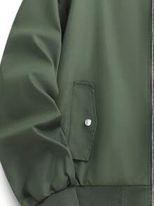 1 件时尚百搭底特律实用夹克，适合户外、徒步旅行、摩托车骑行、聚会 - 黑色 - 查看 6