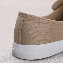 Men Canvas Shoes - Khaki - View 5