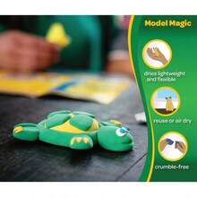Crayola Model Magic 2磅桶裝－超輕空氣乾燥塑形黏土，可密封且可重複使用，假期日DIY手工黏土，適合兒童與教室 | 「空氣乾燥黏土」 「兒童手工藝」 「STEM玩具」 - 彩色 - 查看 3