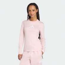 Adidas Women's W Z.N.E. LS TEE Long Sleeve T-Shirt Knit Collarless TKEA4907 - Pink - View 2