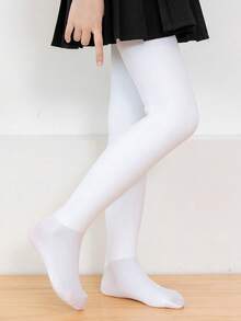 3 件/包 女童/幼儿经典简约休闲保暖内衬厚保暖紧身裤，亲肤柔软时尚百搭打底裤，适合秋冬日常穿着或节日礼物 - 彩色 - 查看 7