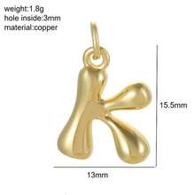 1 Piece Of Gold Gloss 26 Initials A-Z, DIY Pendant Keychain And Bag Accessory, Suitable For Ladies And Girls As A Fashionable Accessory, Gift For School, Graduation Season And Holidays