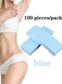 100片/80片/50片男女通用脱毛蜡纸，脱毛配件，需配合脱毛蜡使用！（不含蜡）脱毛蜡纸配件，一次性专业沙龙脱毛蜡纸，理发店、美容院、旅行必备脱毛产品及配件/一次性无纺布脱毛蜡纸，脱毛配件 脱毛蜡纸