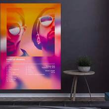 1 pieza Póster de álbum de música rap y pop sin marco, estética Pnl Plk ERRR, impresión en lienzo de arte de pared de hip hop y rock para decoración del hogar u oficina, arte de pared vintage sin marco