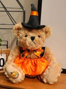 1 szt. Romantyczna pluszowa lalka w kształcie róży z motywem walentynek, lalka do dekoracji domu na święta, prezent na urodziny matki z różą, prezent na ukończenie studiów doktoranckich, pluszowy miś na Halloween