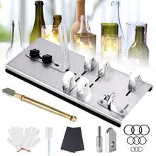 Glass Bottle Cutter Kit Adjustable Sizes 5 Wheels Round Glassbottle Cutting Tool - Silver - View 2