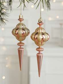 2pcs Christmas Tree Hanging Ornament. Conch Accessory. Five-Pointed Star Decoration. Small Hanging Ornament. Arrangement Supplies. Suitable For Christmas Festival Decoration. Home Decor Christmas Decorations Room Decor