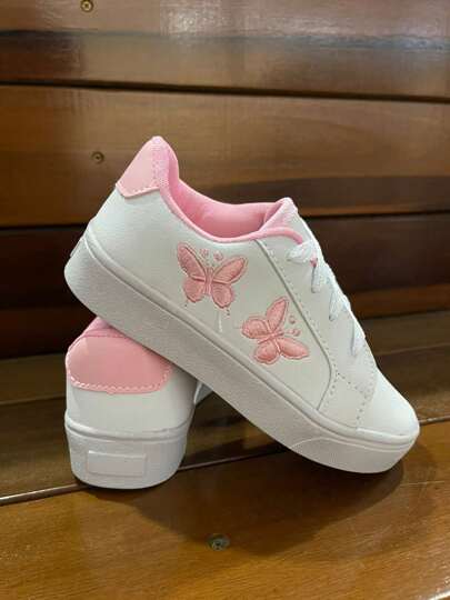 TENIS INFANTIL BORBOLETA PARA MENINAS LINDO E CONFORTAVEL