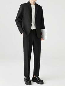 Men Suits - Black - View 4