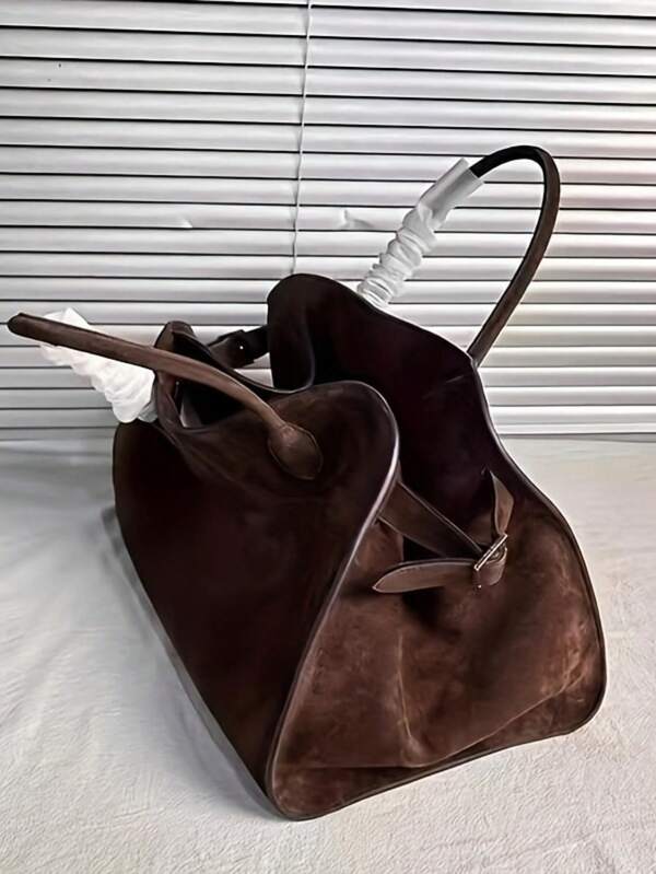 Bolsa tote vintage de grande capacidade para mulheres, design sofisticado e sofisticado para o dia a dia - moderna, adequada para todas as estações. Bolsa transversal multifuncional de ombro único, oferece amplo espaço para bolsas de ginástica, bolsas e deslocamentos diários em estilo retrô.