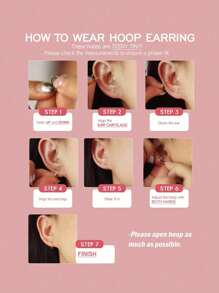 Silver No Clasp Hoop Earrings | Cartilage Small Hoop Earrings Set For Women Men Girls | Hypoallergenic 925 Sterling Silver Tragus Earrings Nose Lip Rings | Huggie Earrings Jewelry For Party Birthday Gift With Beautiful Gift Box | 4 Size Options(Diameter-6mm/8mm/10mm/12mm) | Not Suitable For Pierced Ears That Have Not Yet Healed