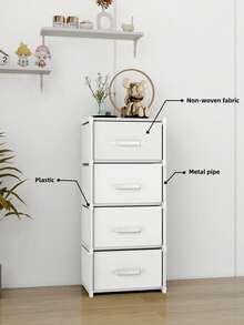 多功能便携式衣柜整理器，带抽屉的小型/中型立方体储物柜，防尘衣柜，搁板，鞋架，独立式展示架，易于组装，适用于卧室、客厅、家庭、室内储物、厨房、家庭办公室、节日礼物、圣诞礼物 - 彩色 - 查看 10