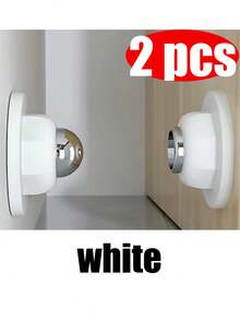 3 件装磁性门挡，适用于墙壁和地板安装的门挡，用于门底部的门挡，门挡保持门打开，无需钻孔门挡，带 3D 胶带 - 彩色 - 查看 15