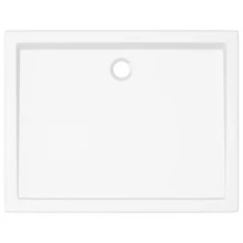 vidaXL Rectangular ABS Shower Base Tray 31.5"X39.4" - 白色 - 查看 5