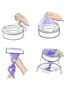 Sacos descartáveis para fraldas roxos de 1/2/4/6/8/10 unidades, adequados para girar e clicar, Tommee Tippee, Sangenic SimpIee, Angelcare, Genie, Munchkin e outras marcas, sacos de lixo para fraldas à prova de odores, sacos grossos e perfumados para armazenamento de fraldas