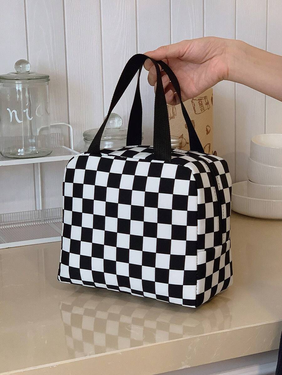 Sac à déjeuner portable, sac isotherme étanche, boîte à lunch Bento, sac d'isolation pour le dîner. Sac à lunch épais mignon pour étudiants, imprimé léopard rose, petit motif floral. Boîte à lunch pour femmes, école