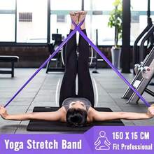 Un set de aros de Pilates con bandas de tensión de látex - Aros de yoga y ayudas para estiramientos, adecuados para yoga, Pilates y fitness en casa