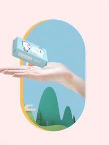 256pcs/32packs Mini Portable Hand & Mouth Cleaning Wet Wipes